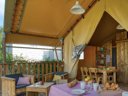 Cliquez pour découvrir toutes les photos de l'HÉBERGEMENT ! tente - camping Le Rocher De La Cave photo 2