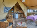 Cliquez pour découvrir toutes les photos de l'HÉBERGEMENT ! tente - camping Le Rocher De La Cave photo 3