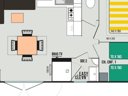 Cliquez pour découvrir toutes les photos de l'HÉBERGEMENT ! mobil-home - camping Le Rocher De La Cave photo 6