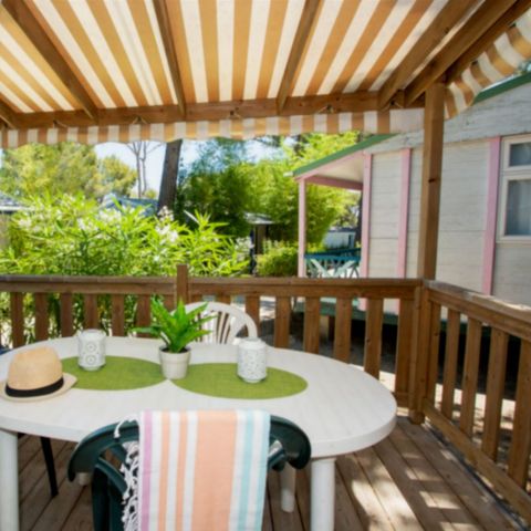 Cliquez pour découvrir toutes les photos de l'HÉBERGEMENT ! mobil-home - De La Baie photo 2