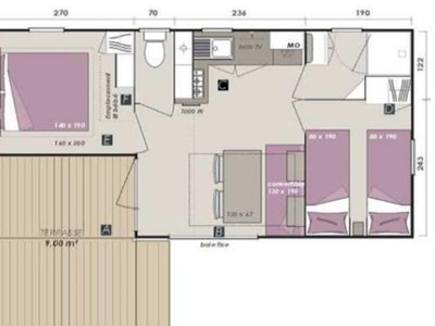 Cliquez pour découvrir toutes les photos de l'HÉBERGEMENT ! mobil-home - Chanset photo 8
