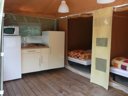 Cliquez pour découvrir toutes les photos de l'HÉBERGEMENT ! bungalow toilé - camping L'île Cariot photo 4