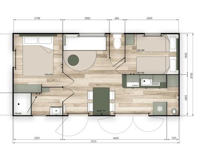 Cliquez pour découvrir toutes les photos de l'HÉBERGEMENT ! mobil-home - Le Ragis photo 6