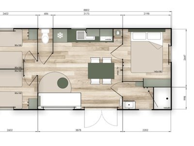 Cliquez pour découvrir toutes les photos de l'HÉBERGEMENT ! mobil-home - Le Ragis photo 7