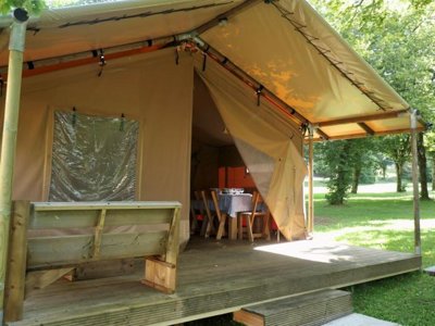 tente en toile et bois - De Boyse photo 1