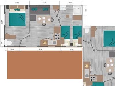 Cliquez pour découvrir toutes les photos de l'HÉBERGEMENT ! mobil-home - De Boyse photo 2