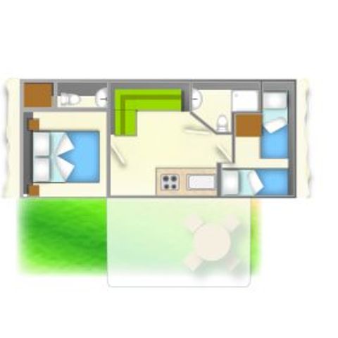Cliquez pour découvrir toutes les photos de l'HÉBERGEMENT ! mobil-home - Cavallino photo 4