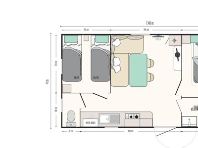 mobil-home - Domaine De L'Epinette photo 8