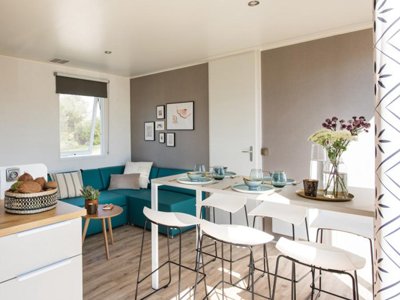 Cliquez pour découvrir toutes les photos de l'HÉBERGEMENT ! mobil-home - Les Pirons photo 2
