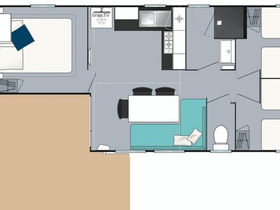 mobil-home - Les Pirons photo 7