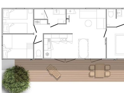 Cliquez pour découvrir toutes les photos de l'HÉBERGEMENT ! mobil-home - Les Pirons photo 7