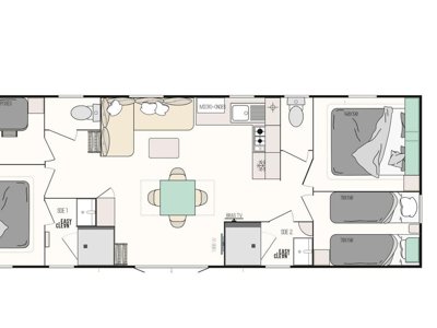 Cliquez pour découvrir toutes les photos de l'HÉBERGEMENT ! mobil-home - Les Pirons photo 6