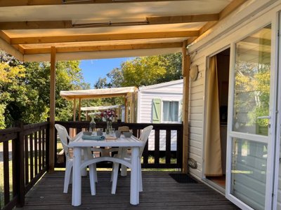 Cliquez pour découvrir toutes les photos de l'HÉBERGEMENT ! mobil-home - De La Croze photo 2