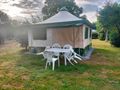 Cliquez pour découvrir toutes les photos de l'HÉBERGEMENT ! tente toile et bois - établissement La Vie photo 2
