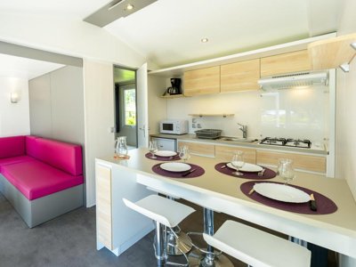 Cliquez pour découvrir toutes les photos de l'HÉBERGEMENT ! mobil-home - Flower Le Kergariou photo 2