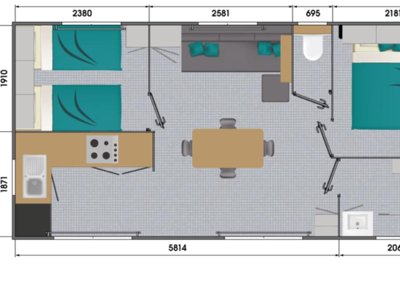 Cliquez pour découvrir toutes les photos de l'HÉBERGEMENT ! mobil-home - Le Mas De Reilhe photo 7