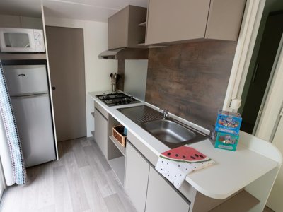 Cliquez pour découvrir toutes les photos de l'HÉBERGEMENT ! mobil-home - Flower La Pinède photo 2