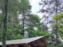 tente en toile et bois - camping Flower La Pinède photo 2