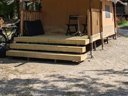 tente en toile et bois - camping Flower La Pinède photo 4