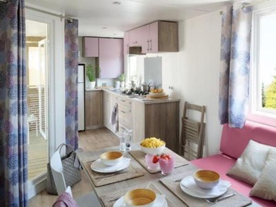 Cliquez pour découvrir toutes les photos de l'HÉBERGEMENT ! mobil-home - Les Eaux Chaudes photo 3