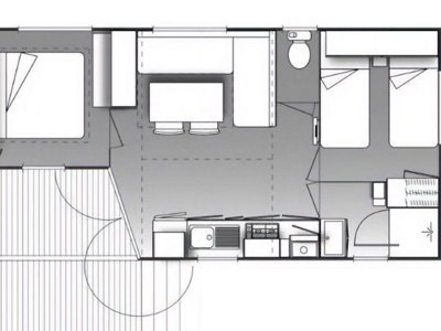 Cliquez pour découvrir toutes les photos de l'HÉBERGEMENT ! mobil-home - Les Eaux Chaudes photo 7