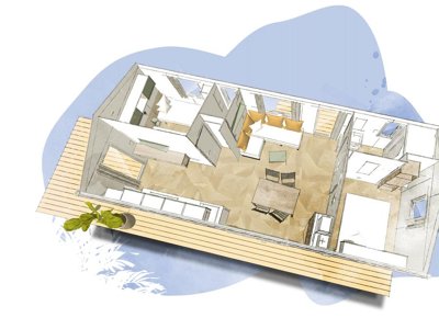 Cliquez pour découvrir toutes les photos de l'HÉBERGEMENT ! mobil-home - Les Floralies photo 14