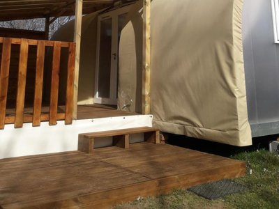 Cliquez pour découvrir toutes les photos de l'HÉBERGEMENT ! bungalow toilé - Du Lac photo 5