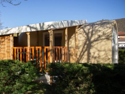 Cliquez pour découvrir toutes les photos de l'HÉBERGEMENT ! bungalow toilé - Du Lac photo 8