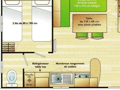 Cliquez pour découvrir toutes les photos de l'HÉBERGEMENT ! mobil-home - Les Jardins D'Estavar photo 5