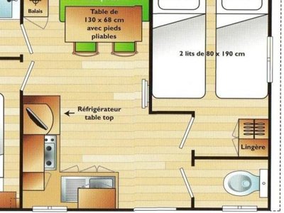 Cliquez pour découvrir toutes les photos de l'HÉBERGEMENT ! mobil-home - Les Jardins D'Estavar photo 5