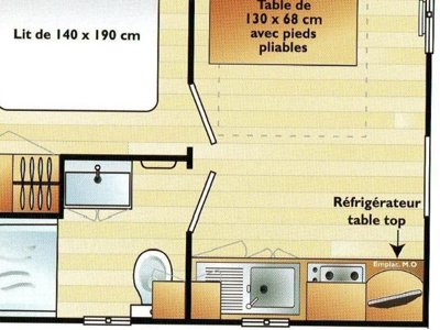 mobil-home - Les Jardins D'Estavar photo 2