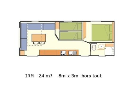 Cliquez pour découvrir toutes les photos de l'HÉBERGEMENT ! mobil-home - L'Enclave photo 8