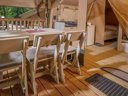 Cliquez pour découvrir toutes les photos de l'HÉBERGEMENT ! tente en toile et bois - camping Bi Village photo 2