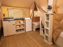Cliquez pour découvrir toutes les photos de l'HÉBERGEMENT ! tente en toile et bois - camping Bi Village photo 3