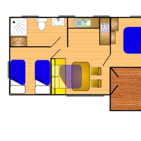Cliquez pour découvrir toutes les photos de l'HÉBERGEMENT ! mobil-home - Hu Norcenni Girasole Village photo 4
