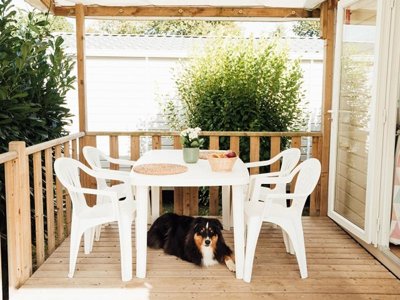 Cliquez pour découvrir toutes les photos de l'HÉBERGEMENT ! mobil-home - Kerscolper photo 2