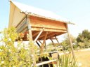 Cliquez pour découvrir toutes les photos de l'HÉBERGEMENT ! tente en toile et bois - camping Domaine De La Palme photo 2