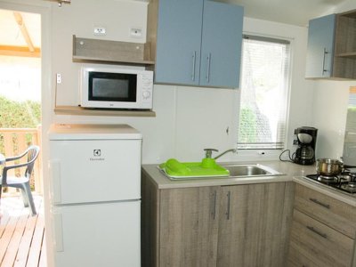 Cliquez pour découvrir toutes les photos de l'HÉBERGEMENT ! mobil-home - Les Amandiers photo 4