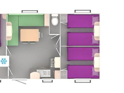 Cliquez pour découvrir toutes les photos de l'HÉBERGEMENT ! mobil-home - Flower Les Truffières photo 7