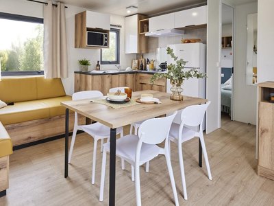 Cliquez pour découvrir toutes les photos de l'HÉBERGEMENT ! mobil-home - Des Familles photo 3