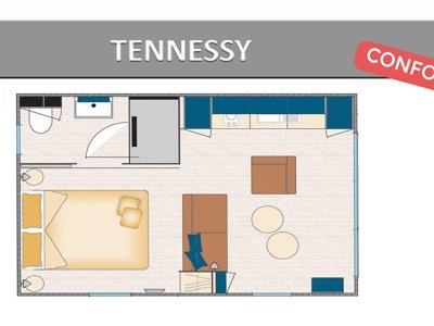 Cliquez pour découvrir toutes les photos de l'HÉBERGEMENT ! mobil-home - Tikayan Domaine Du Golfe De Saint Tropez photo 6