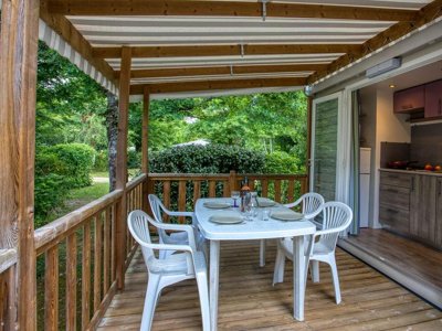 Cliquez pour découvrir toutes les photos de l'HÉBERGEMENT ! mobil-home - Lac De Groléjac photo 3