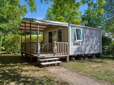 Cliquez pour découvrir toutes les photos de l'HÉBERGEMENT ! mobil-home - Lac De Groléjac photo 2