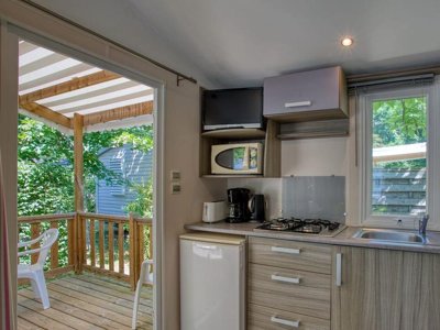 Cliquez pour découvrir toutes les photos de l'HÉBERGEMENT ! mobil-home - Lac De Groléjac photo 4