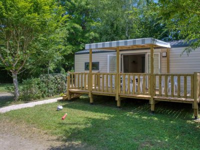 Cliquez pour découvrir toutes les photos de l'HÉBERGEMENT ! mobil-home - Lac De Groléjac photo 2