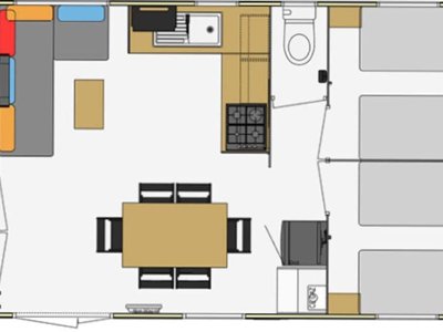 Cliquez pour découvrir toutes les photos de l'HÉBERGEMENT ! mobil-home - Lac De Groléjac photo 8