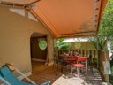 Cliquez pour découvrir toutes les photos de l'HÉBERGEMENT ! tente en toile et bois - camping Lac De Groléjac photo 6