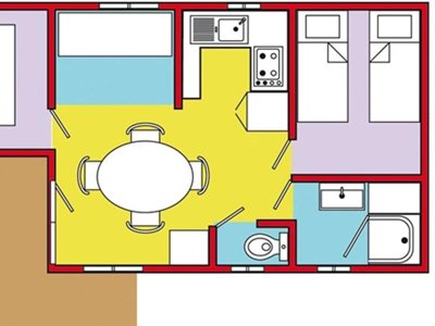 Cliquez pour découvrir toutes les photos de l'HÉBERGEMENT ! mobil-home - L'Hermitage photo 7