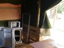 Cliquez pour découvrir toutes les photos de l'HÉBERGEMENT ! tente en toile et bois - camping L'Hermitage photo 2