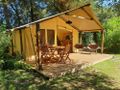 Cliquez pour découvrir toutes les photos de l'HÉBERGEMENT ! tente toile et bois - établissement Ile D'Yeu Lodges Du Ponant photo 2